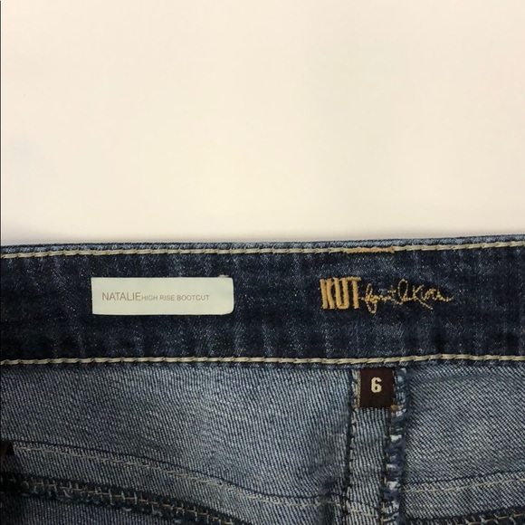 KUT Jeans style Natalie Hi Rise boot cut size 6 - Picture 3 of 5